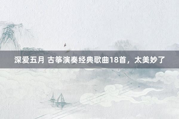 深爱五月 古筝演奏经典歌曲18首，太美妙了